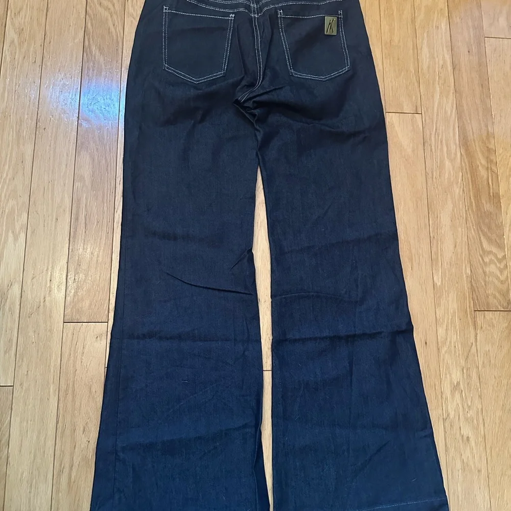 Marciano Dark Blue Women's Wide Leg Jeans - Picture 2 of 5